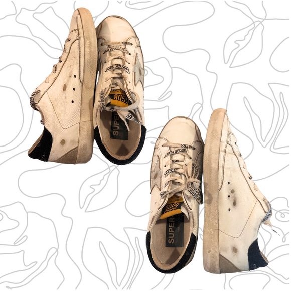 Golden Goose - Original Superstar Glitter Low-Top Sneaker - EU 35 - Picture 6 of 6